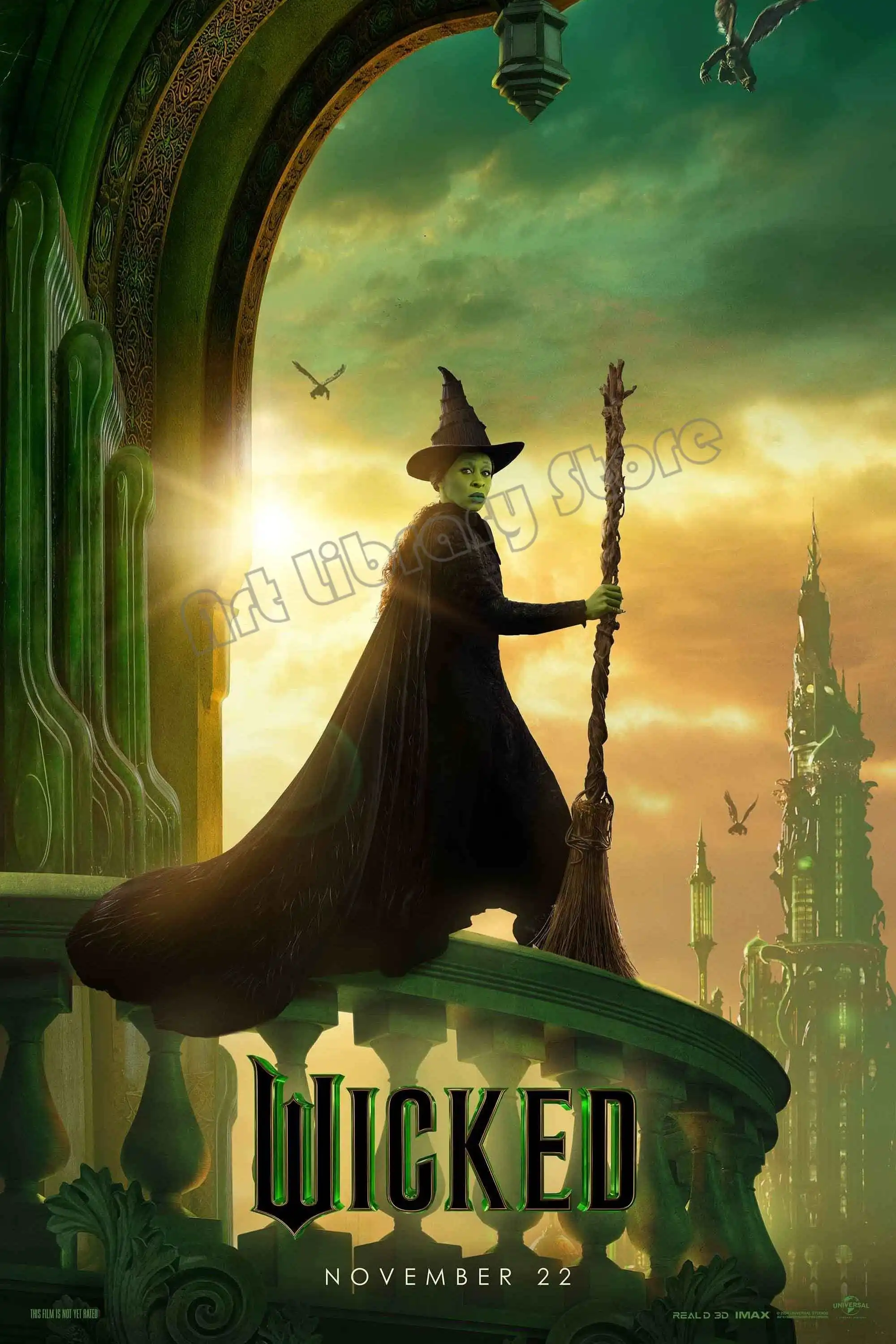 2024 Musical Movie Wicked Classic Fantasy Film Poster Und Hd-Gedruckte Leinwand Malerei Wandkunst Bilder Home Interior Decor Geschenk 2024 Musical Movie Wicked Classic Fantasy Film Poster Und Hd-Gedruckte Leinwand Malerei Wandkunst Bilder Home Interior Decor Geschenk - Image 19