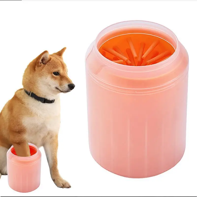 Portable Pet Paw Cleaner Soft Silicone Foot Washer With Cleaning Brush Dog Towel Bucket - Efficient Pet Cleaning Supplies Portable Pet Paw Cleaner Soft Silicone Foot Washer With Cleaning Brush Dog Towel Bucket - Efficient Pet Cleaning Supplies - Image 3