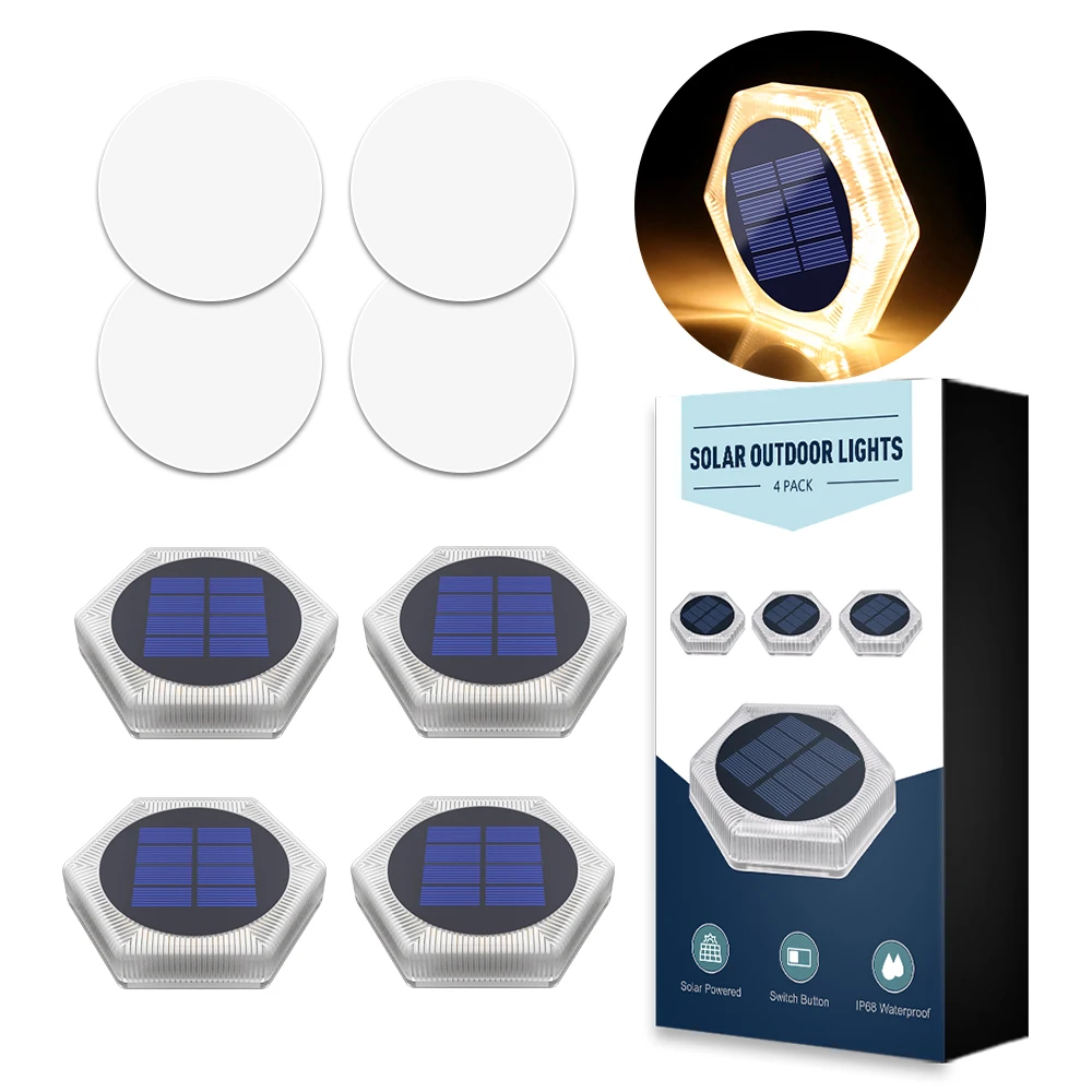 Solar-Led-Deckleuchten Für Den Außenbereich, Ip68, Wasserdicht, Garten-Stufenbeleuchtung, Automatisches Ein-/Ausschalten, Treppen, Terrasse, Weg, Hof, Zaun, Wandleuchte Solar-Led-Deckleuchten Für Den Außenbereich, Ip68, Wasserdicht, Garten-Stufenbeleuchtung, Automatisches Ein-/Ausschalten, Treppen, Terrasse, Weg, Hof, Zaun, Wandleuchte - Image 18