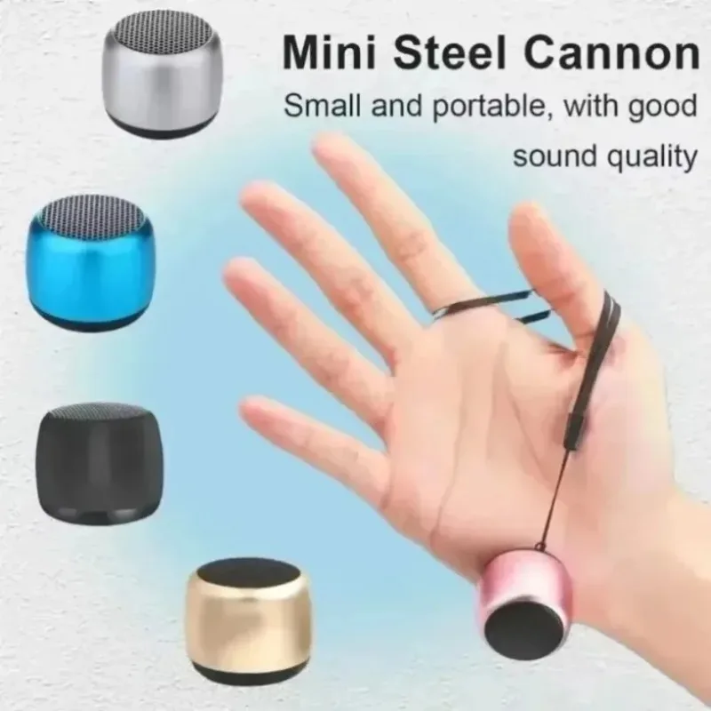 Tragbarer Mini-Bluetooth-Lautsprecher Mit Metallgehäuse, Stereo-Sound &Amp; Mikrofon – Kabelloser Musiklautsprecher Für Outdoor, Reisen &Amp; Partys Tragbarer Mini-Bluetooth-Lautsprecher Mit Metallgehäuse, Stereo-Sound &Amp; Mikrofon – Kabelloser Musiklautsprecher Für Outdoor, Reisen &Amp; Partys - Image 6
