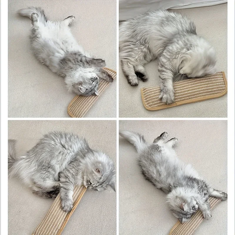 Cat Scratcher Mat Pillow Multi-Functional Cat Chew Toy Wear-Resistant Cat Scratching Toy For Kittens Adult Cats Cat Scratcher Mat Pillow Multi-Functional Cat Chew Toy Wear-Resistant Cat Scratching Toy For Kittens Adult Cats - Image 4