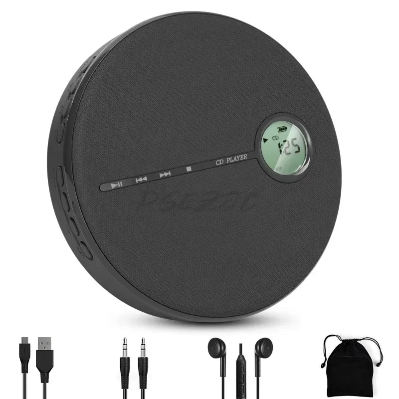 Multifunktionaler Tragbarer Bluetooth-Cd-Player Mit Lautsprecher Aus Stoff – Kompakter Musikplayer Für Zuhause &Amp; Unterwegs Multifunktionaler Tragbarer Bluetooth-Cd-Player Mit Lautsprecher Aus Stoff – Kompakter Musikplayer Für Zuhause &Amp; Unterwegs - Image 5