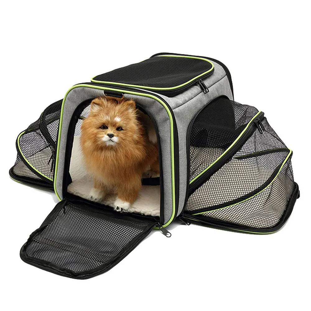 Pet Carriers Bag Portable Breathable Foldable Bag Cat Dog Carrier Bags Outgoing Outdoor Travel Pets Cats Handbag Safety Zippers Pet Carriers Bag Portable Breathable Foldable Bag Cat Dog Carrier Bags Outgoing Outdoor Travel Pets Cats Handbag Safety Zippers - Image 10