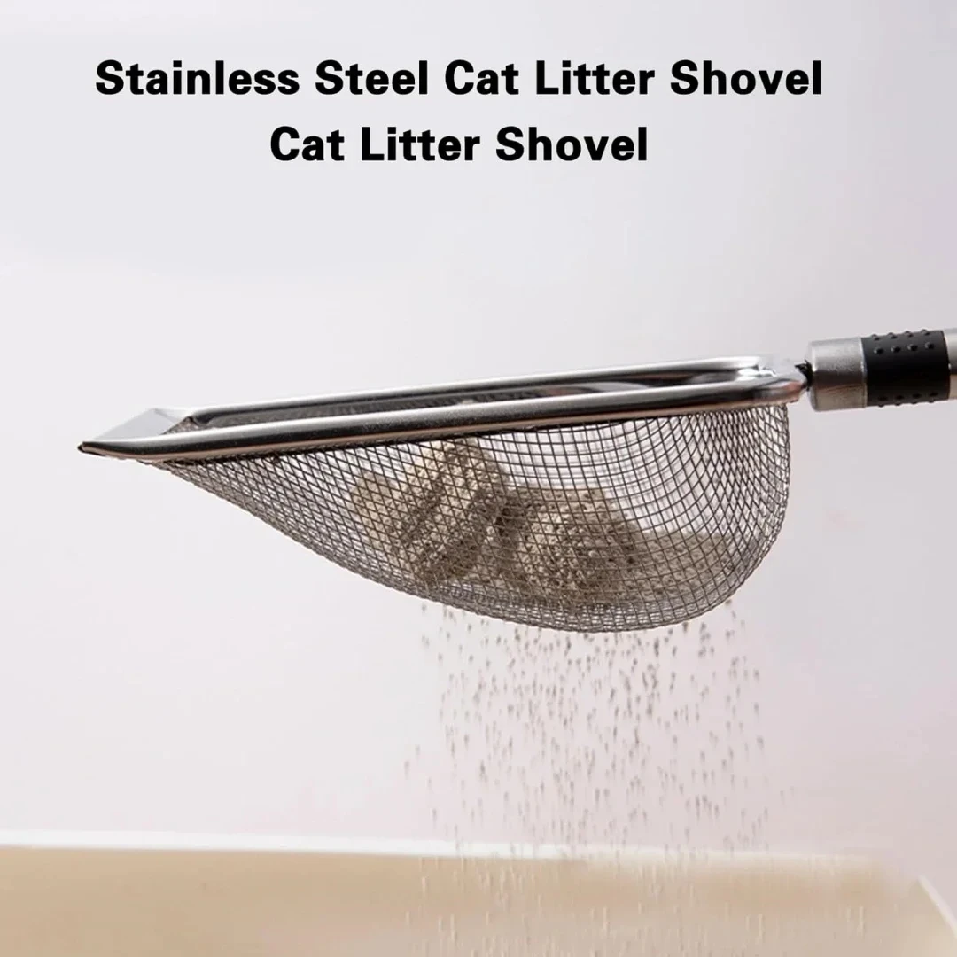 Stainless Steel Cat Litter Scoop – Durable, Easy Clean, Ergonomic Handle, Rust-Resistant, Ideal For Quick Waste Removal Stainless Steel Cat Litter Scoop – Durable, Easy Clean, Ergonomic Handle, Rust-Resistant, Ideal For Quick Waste Removal - Image 6