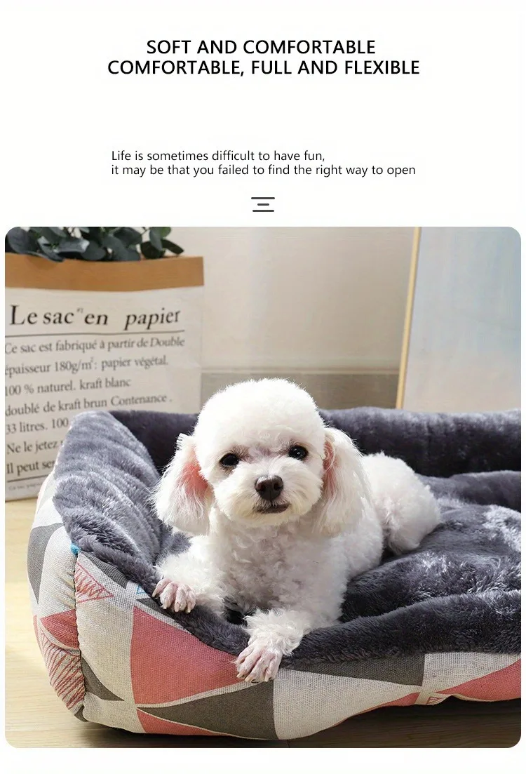Pet Dog Bed, Sofa Cushion, Seasonal Pet Supplies, Soft And Comfortable Supplies, Large, Medium, And Small Household Cat Beds Pet Dog Bed, Sofa Cushion, Seasonal Pet Supplies, Soft And Comfortable Supplies, Large, Medium, And Small Household Cat Beds - Image 12
