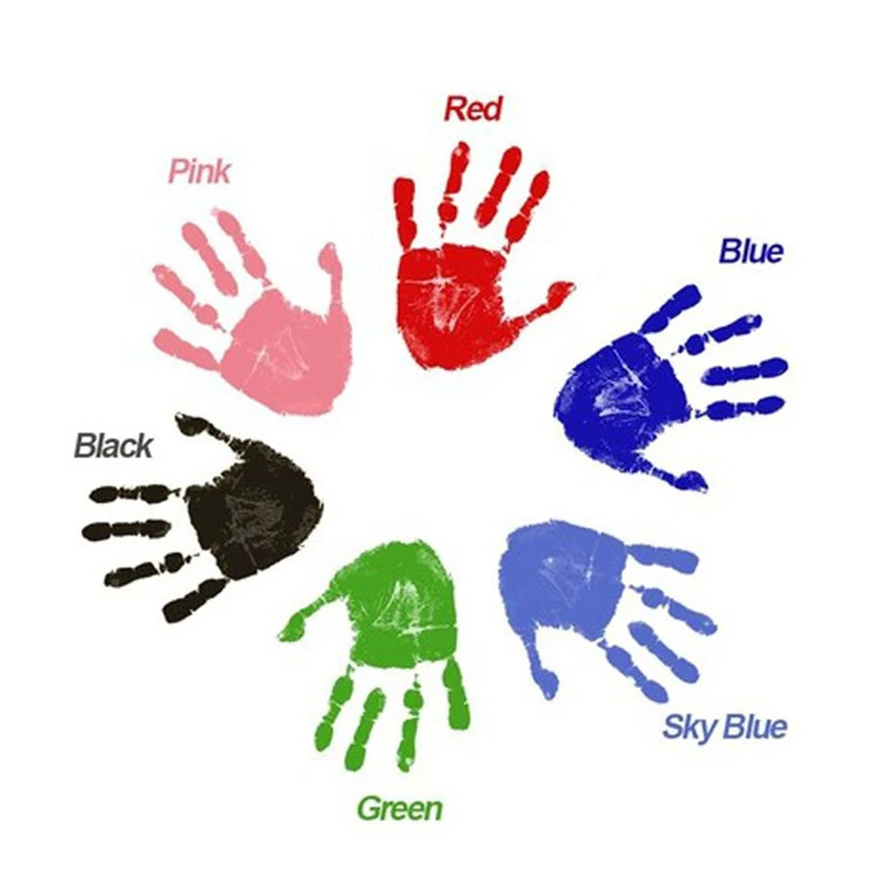 Newborn Baby Diy Hand And Footprint Kit Ink Pads Photo Frame Handprint Toddlers Souvenir Accessories Safe Clean Baby Shower Gift Newborn Baby Diy Hand And Footprint Kit Ink Pads Photo Frame Handprint Toddlers Souvenir Accessories Safe Clean Baby Shower Gift - Image 2