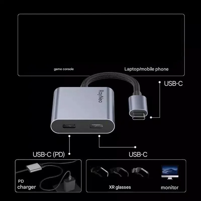 Rayneo Usb-C Adapter – Tragbarer Display-Konverter Für Air Brillen Und Gaming Rayneo Usb-C Adapter – Tragbarer Display-Konverter Für Air Brillen Und Gaming - Image 5