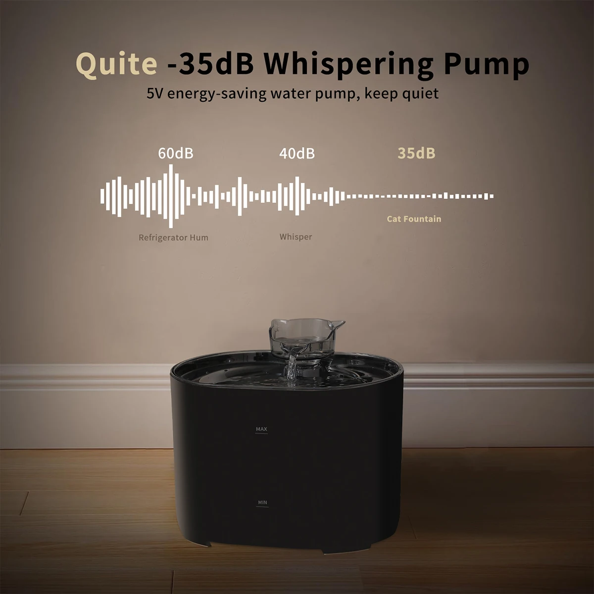 Katze Wasser Brunnen Auto Umlauf Filtring Katzen Hund Wasser Dispenser Usb Elektrische Stumm Pumpe Katze Ohr Haustier Katzen Trinkbrunnen Katze Wasser Brunnen Auto Umlauf Filtring Katzen Hund Wasser Dispenser Usb Elektrische Stumm Pumpe Katze Ohr Haustier Katzen Trinkbrunnen - Image 12
