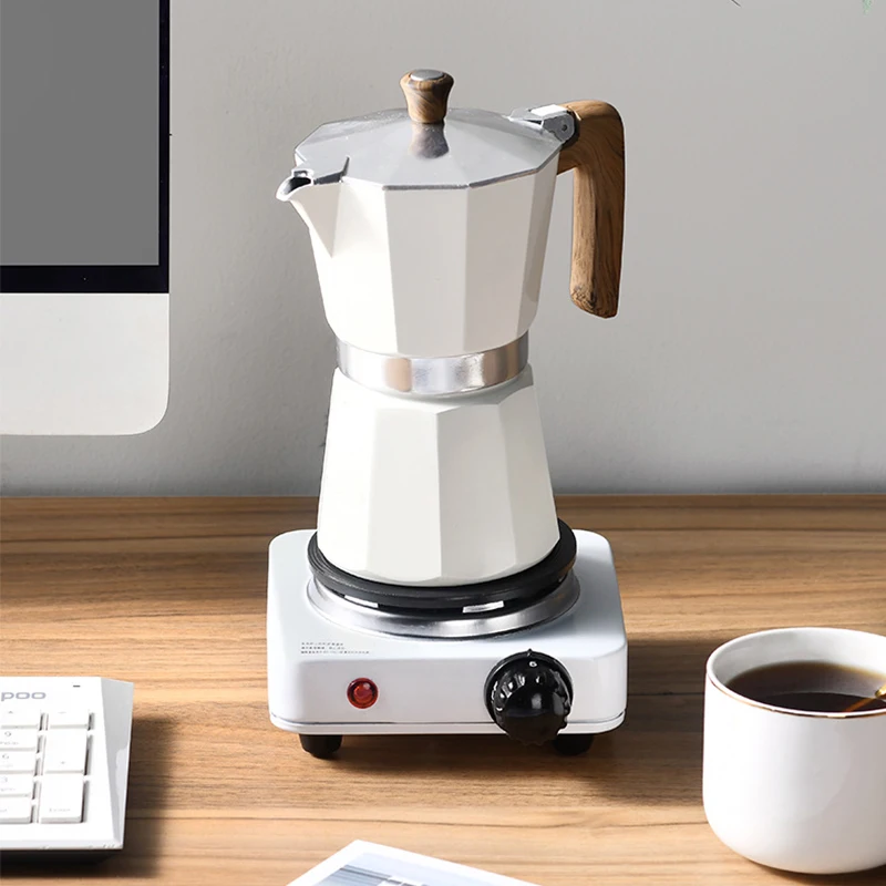 Kompakter Teekocher Mit Heizfunktion, Kleiner Elektroherd, Mini-Induktionskochfeld, Mokka-Kaffeekocher Kompakter Teekocher Mit Heizfunktion, Kleiner Elektroherd, Mini-Induktionskochfeld, Mokka-Kaffeekocher - Image 2