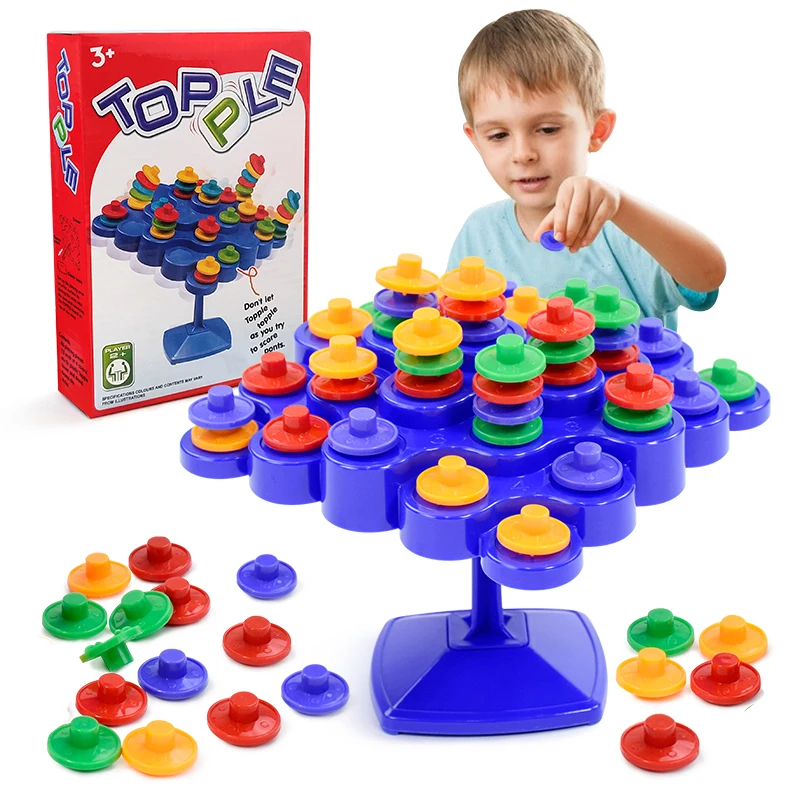  Balance Tree Toys Educational Parent-Child Interaction Tabletop Game Toy Stacking Building Blocks Montessori Balancing Board Balance Tree Toys Educational Parent-Child Interaction Tabletop Game Toy Stacking Building Blocks Montessori Balancing Board - Image 2