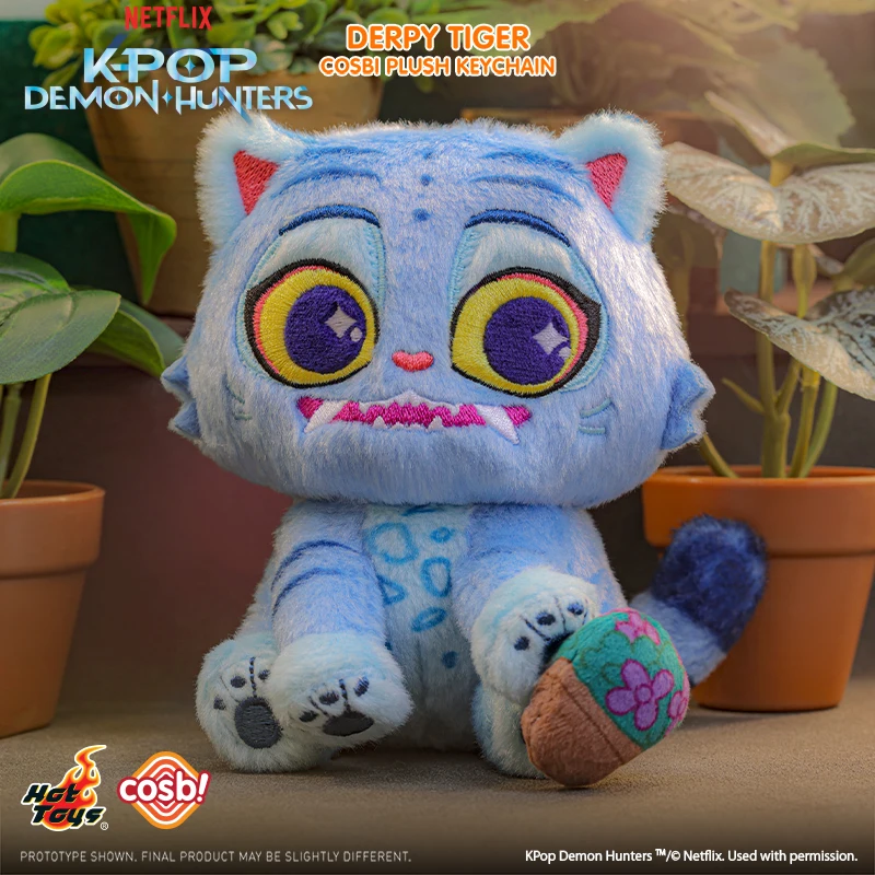 Hot Toys K-Pop Demon Hunters Derpy Tiger Cosbi Plüsch-Schlüsselanhänger Kollektion Blind Box Sussie Rucksackanhänger Mysteriöse Geschenke Hot Toys K-Pop Demon Hunters Derpy Tiger Cosbi Plüsch-Schlüsselanhänger Kollektion Blind Box Sussie Rucksackanhänger Mysteriöse Geschenke - Image 2
