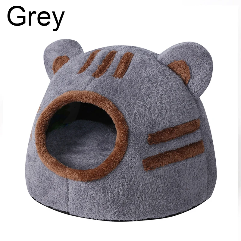 Winter-Tiefschlaf-Komfort-Katzenbett, Niedliches Bärenkopf-Form-Nest, Haustiere, Zelt, Gemütliche Höhle Für Katzen, Haus, Weiche Und Selbstwärmende Kätzchenbetten Winter-Tiefschlaf-Komfort-Katzenbett, Niedliches Bärenkopf-Form-Nest, Haustiere, Zelt, Gemütliche Höhle Für Katzen, Haus, Weiche Und Selbstwärmende Kätzchenbetten - Image 8