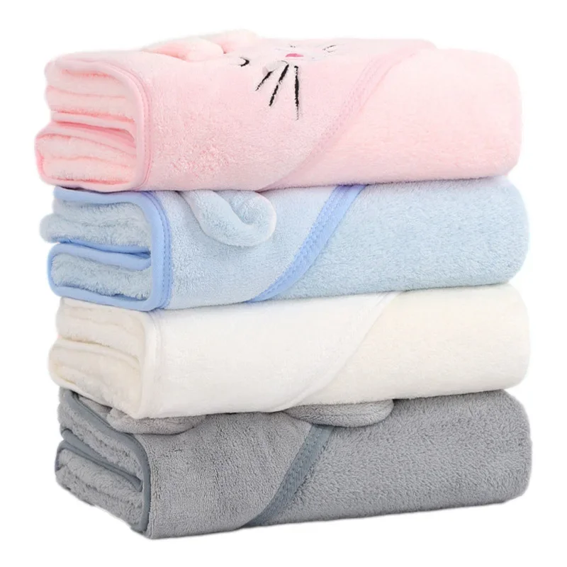 Cartoon Animal Baby Bath Towels Soft Newborn Hooded Towel Blanket Toddler Bathrobe Warm Sleeping Swaddle Wrap For Boys Girls Cartoon Animal Baby Bath Towels Soft Newborn Hooded Towel Blanket Toddler Bathrobe Warm Sleeping Swaddle Wrap For Boys Girls - Image 4
