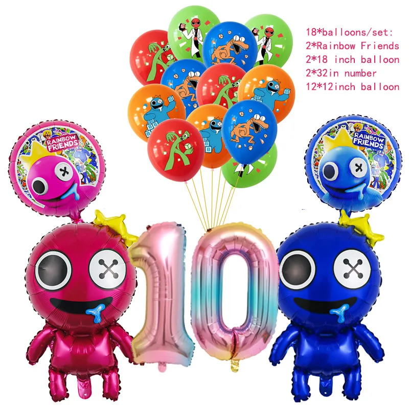 Neue Regenbogen-Freunde Geburtstagsparty-Dekoration Tischzubehör Happy Birthday Banner Tortendekoration Partyzubehör Hintergrund Ballons Neue Regenbogen-Freunde Geburtstagsparty-Dekoration Tischzubehör Happy Birthday Banner Tortendekoration Partyzubehör Hintergrund Ballons - Image 18