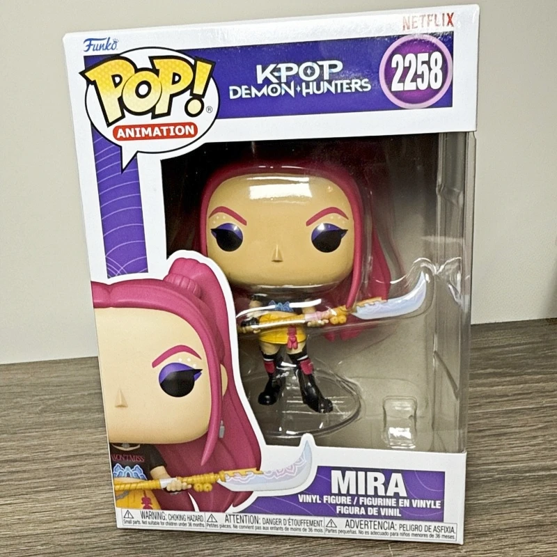 Funko Pop Huntr/X K-Pop Demon Hunters Derpy Mit Sussie Rumi Zoey Jinu Mira Vinylfigur, Sammlermodell, Desktop-Ornament, Geschenk Funko Pop Huntr/X K-Pop Demon Hunters Derpy Mit Sussie Rumi Zoey Jinu Mira Vinylfigur, Sammlermodell, Desktop-Ornament, Geschenk - Image 9