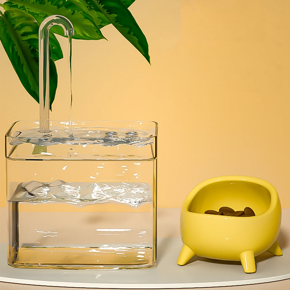 Katzen-Wasserbrunnen, Automatischer Filter, Transparenter Katzentrinker, Usb, Elektrisch, Stumm, Umlaufender Filtertrinker Für Katzen, Wasserspender Katzen-Wasserbrunnen, Automatischer Filter, Transparenter Katzentrinker, Usb, Elektrisch, Stumm, Umlaufender Filtertrinker Für Katzen, Wasserspender - Image 17