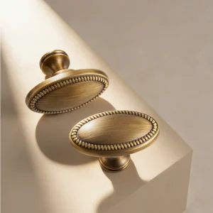 Solid Brass Furniture Handles French Vintage Design High QualityAbinet Knobs Cabinet Drawers T-bar Handle Knob