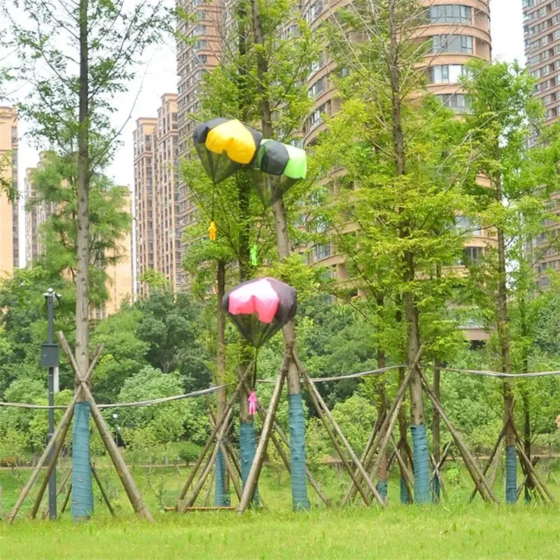 4 Stücke Farbe Zufällig Hand Werfen Fallschirm Fliegen Spielzeug Für Kinder Pädagogische Spiele Im Freien Sport Unterhaltung Sensorischen Spielen 4 Stücke Farbe Zufällig Hand Werfen Fallschirm Fliegen Spielzeug Für Kinder Pädagogische Spiele Im Freien Sport Unterhaltung Sensorischen Spielen - Image 4