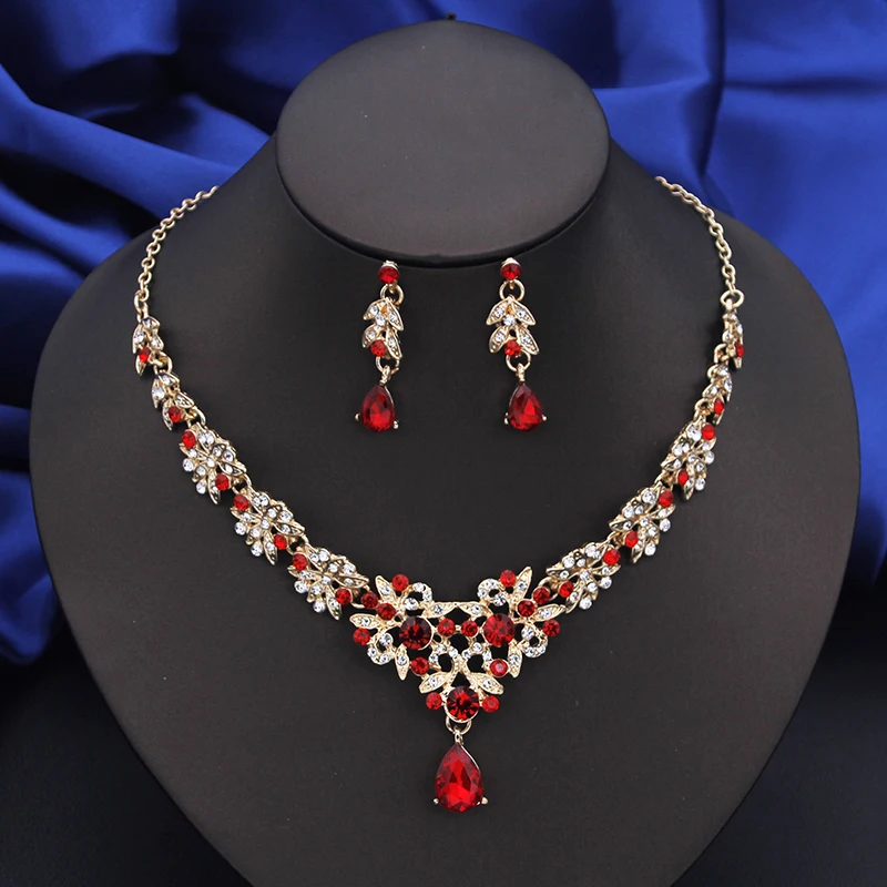 Mode Choker Halskette Sets Für Frauen Braut Schmuck Sets Party Prom Hochzeit Ohrringe Kostüm Zubehör Mode Choker Halskette Sets Für Frauen Braut Schmuck Sets Party Prom Hochzeit Ohrringe Kostüm Zubehör - Image 7