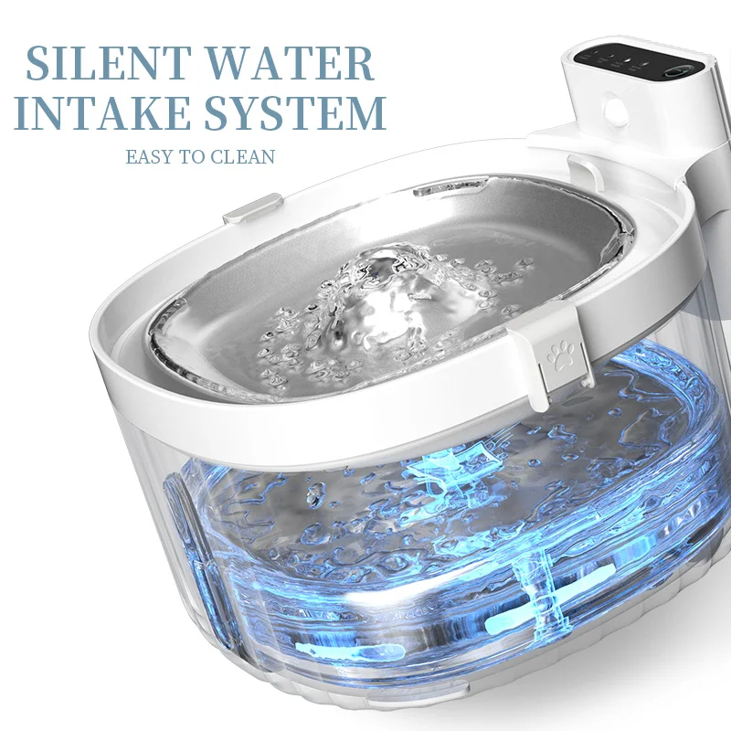 2L Batteriebetriebener Katzenwasserbrunnen, Kabelloser Bewegungssensor, Katzenzubehör, Automatischer Wasserspenderfilter 2L Batteriebetriebener Katzenwasserbrunnen, Kabelloser Bewegungssensor, Katzenzubehör, Automatischer Wasserspenderfilter - Image 3