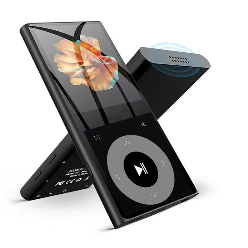 Tragbarer Mp4-Musikplayer 2,4 Zoll Mit Bluetooth, Fm-Radio &Amp; Lautsprecher – Musikplayer Für Studenten, Schule &Amp; Freizeit Mp4 Player