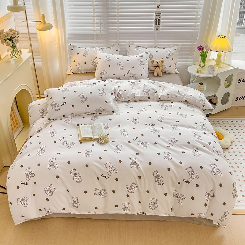 Bonenjoy Black And White Colo Striped Bed Cover Sets Single/Twin/Double/Queen/King Quilt Cover Bed Sheet Pillowcase Bedding Kit Bonenjoy Black And White Colo Striped Bed Cover Sets Single/Twin/Double/Queen/King Quilt Cover Bed Sheet Pillowcase Bedding Kit - Image 12