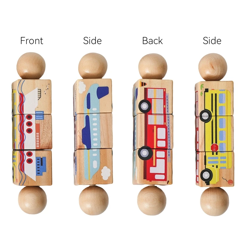 Baby Wooden Rotating Jigsaw Puzzle Hand Bell Toy Montessori Educational Sensory Cognition Toys Wooden Music Rattle Toy Baby Gift Baby Wooden Rotating Jigsaw Puzzle Hand Bell Toy Montessori Educational Sensory Cognition Toys Wooden Music Rattle Toy Baby Gift - Image 8