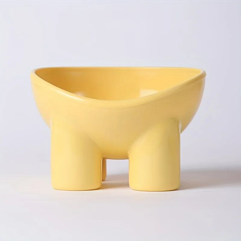 Elevated Cat Bowl With Stand - Durable Plastic Pet Food &Amp; Water Dish, Sleek Modern Neck-Friendly Feeding For Cats &Amp; Dogs Elevated Cat Bowl With Stand - Durable Plastic Pet Food &Amp; Water Dish, Sleek Modern Neck-Friendly Feeding For Cats &Amp; Dogs - Image 3