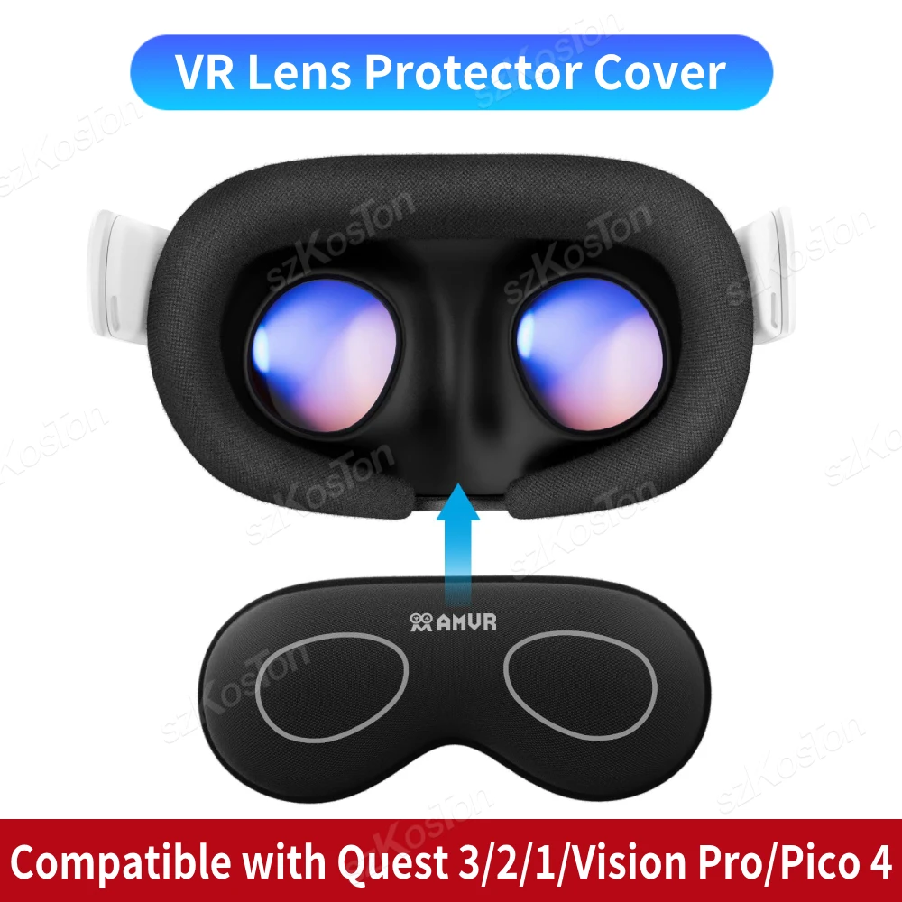 Amvr Vr Linsenschutz – Objektivschutzpolster Für Meta Quest 3/2/1, Vision Pro, Valve Index, Rift S Und Pico 4 Vr Linsenschutz