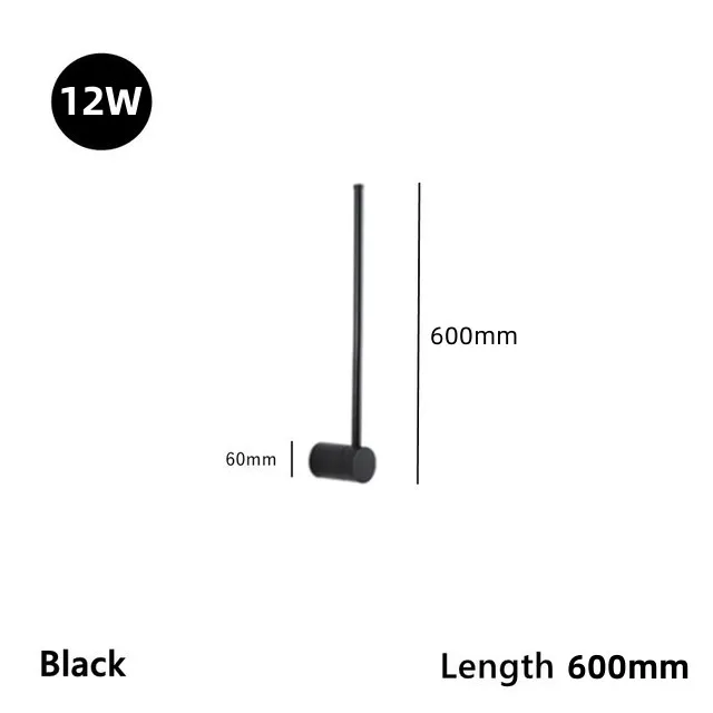 Moderne Minimalistische Led Rotierende Wandleuchte Innen Lange Wandlampe Wohnzimmer Schlafzimmer Hintergrund-Wandleuchte Moderne Minimalistische Led Rotierende Wandleuchte Innen Lange Wandlampe Wohnzimmer Schlafzimmer Hintergrund-Wandleuchte - Image 10