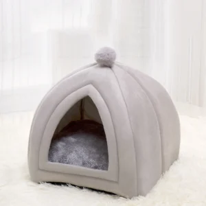Cute Cat Bed Pet House Kitten Lounger Cushion Small Dog Tent Mat Washable Puppy Basket Cave Mat Soft for Cats House Bed Supplies