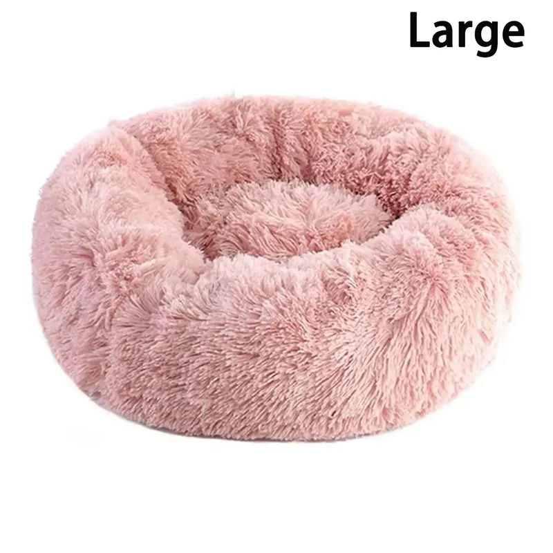 Soft Pet Cat Bed Pad Plush Warm Faux Fur Dog Calm Bed Donut Round Bed Comfortable Sleeping Washable For Small Medium Dog And Cat Soft Pet Cat Bed Pad Plush Warm Faux Fur Dog Calm Bed Donut Round Bed Comfortable Sleeping Washable For Small Medium Dog And Cat - Image 7