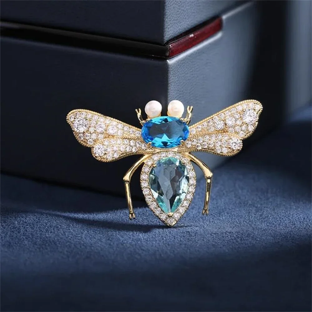 Hochwertige Grüne Kristall-Bienenbroschen Luxuriöse Strass-Insekten-Anstecknadeln Für Kragen Hut Schal Deko Modeschmuck Geschenke Hochwertige Grüne Kristall-Bienenbroschen Luxuriöse Strass-Insekten-Anstecknadeln Für Kragen Hut Schal Deko Modeschmuck Geschenke - Image 13