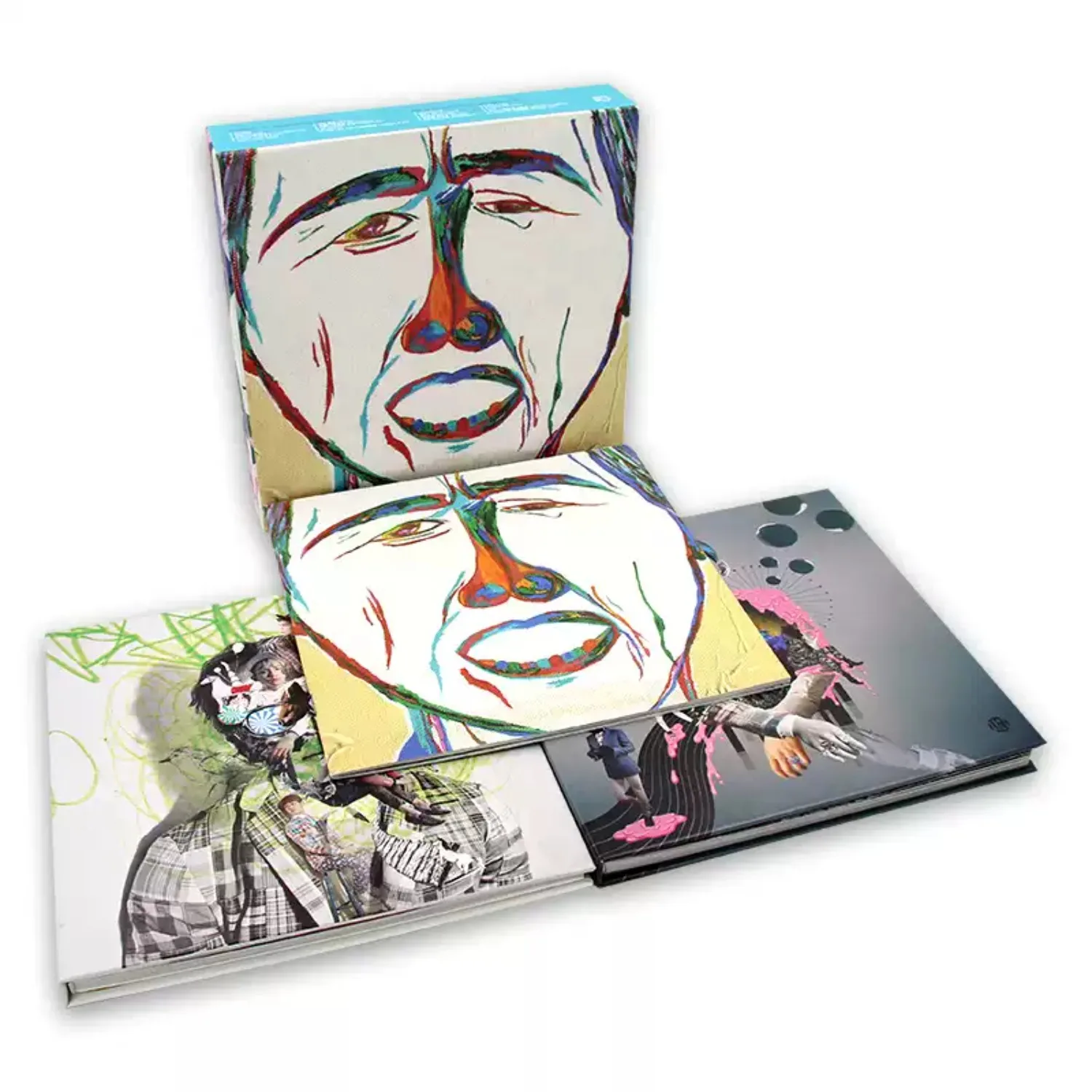 Avantgarde-Kunstkonzept-Album Abstraktes Handgemaltes Porträt-Cover Premium Kreatives Visuelles Sammlerstück Cd-Platte Avantgarde-Kunstkonzept-Album Abstraktes Handgemaltes Porträt-Cover Premium Kreatives Visuelles Sammlerstück Cd-Platte - Image 6