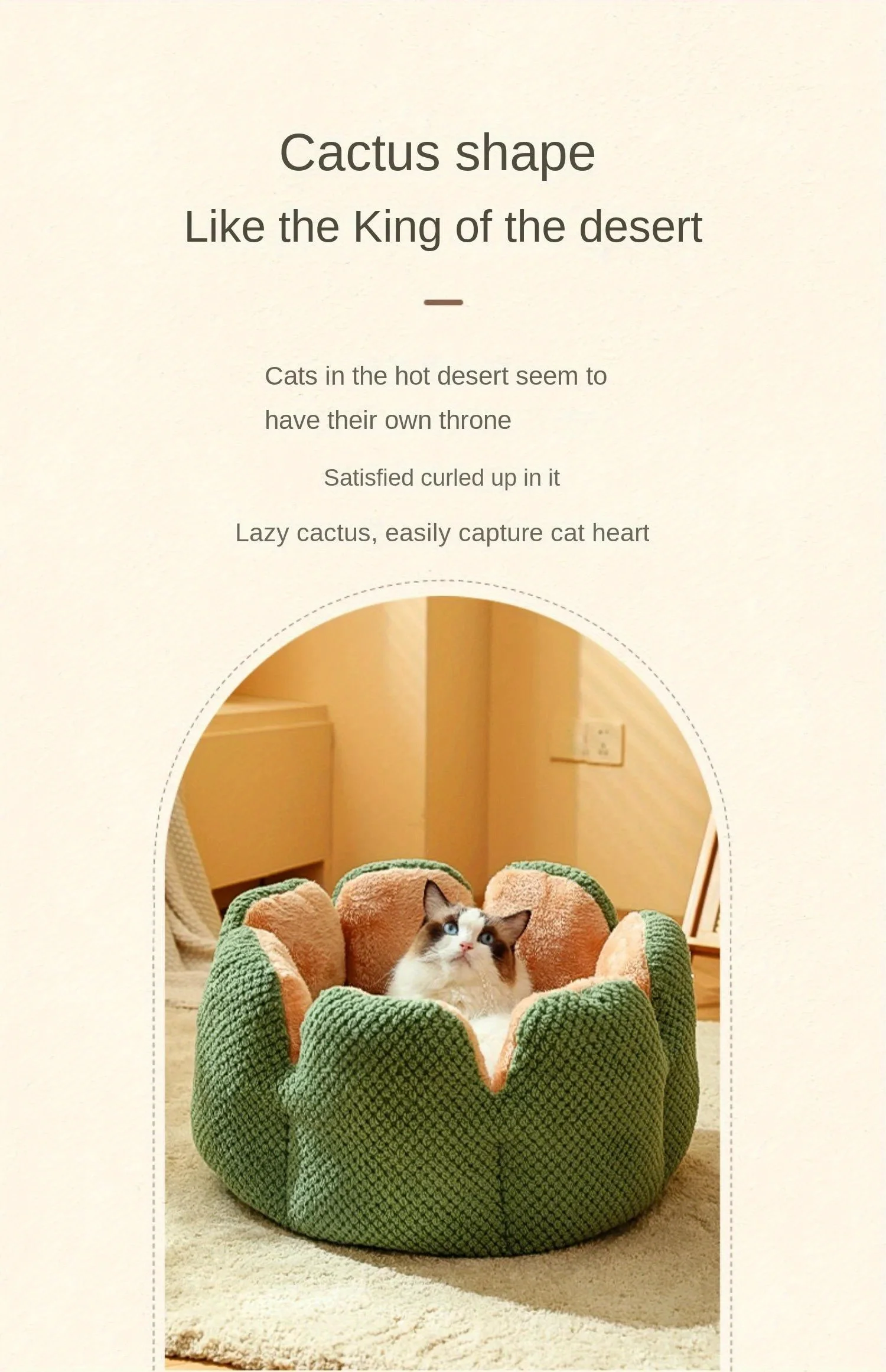 Petal Shaped Pet Bed, Plush Round Dog &Amp; Cat Cushion Mat With Knitted Texture, Ultra Soft Warm Nest For Kittens Puppies In Winter Petal Shaped Pet Bed, Plush Round Dog &Amp; Cat Cushion Mat With Knitted Texture, Ultra Soft Warm Nest For Kittens Puppies In Winter - Image 8