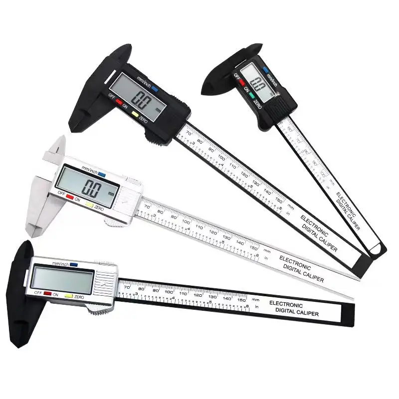150Mm 100Mm Elektronischer Digitaler Messschieber Kohlefaser Zifferblatt Messschieber Mikrometer Messwerkzeug Digitales Lineal 150Mm 100Mm Elektronischer Digitaler Messschieber Kohlefaser Zifferblatt Messschieber Mikrometer Messwerkzeug Digitales Lineal - Image 5