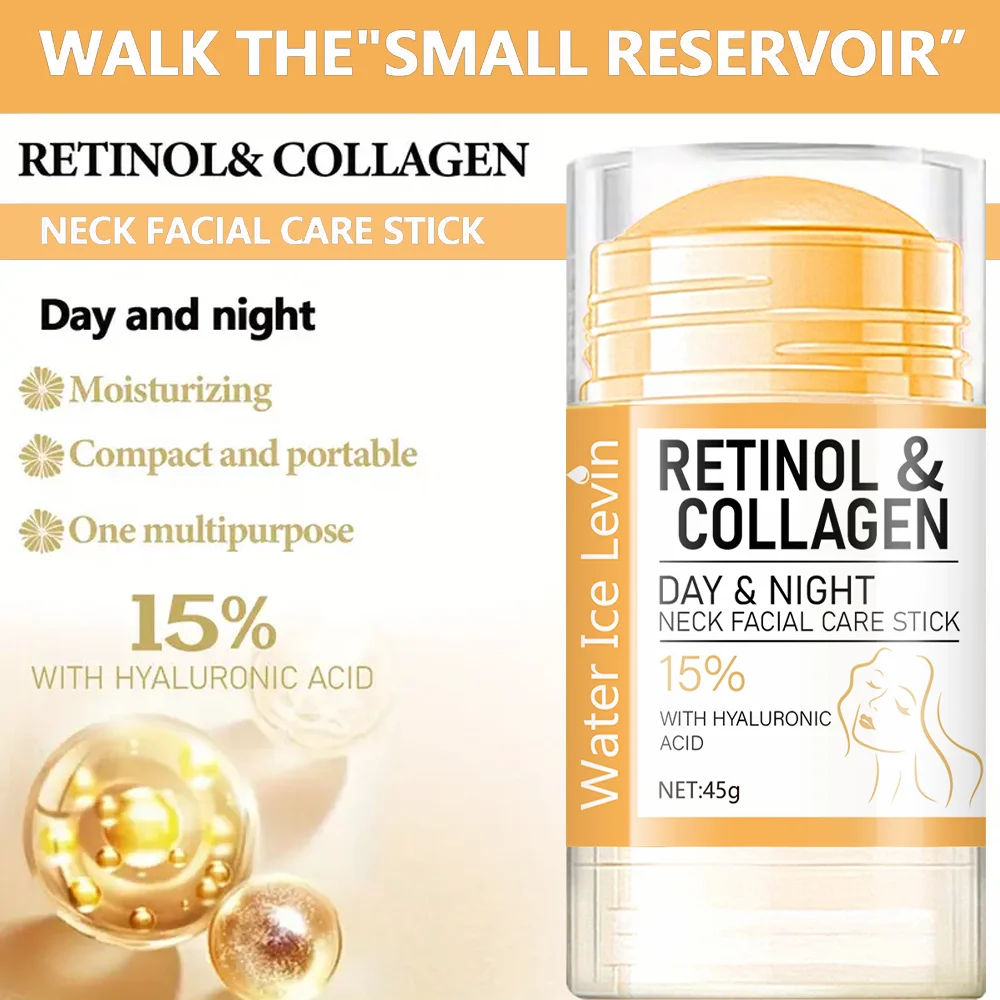 Retinol- Und Kollagen-Hals-Gesichtspflegestift Mit Hyaluronsäure, Spendet Tiefen Feuchtigkeit Und Strafft Die Haut Bei Tag Und Nacht Retinol- Und Kollagen-Hals-Gesichtspflegestift Mit Hyaluronsäure, Spendet Tiefen Feuchtigkeit Und Strafft Die Haut Bei Tag Und Nacht - Image 2