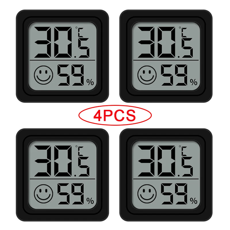 4 Stücke Digital Thermometer Hygrometer Indoor Mini Temperatur Lcd Elektronische Monitor Hygrometer Outdoor Zimmer Baby 4 Stücke Digital Thermometer Hygrometer Indoor Mini Temperatur Lcd Elektronische Monitor Hygrometer Outdoor Zimmer Baby - Image 9