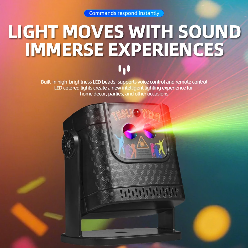 Usb Laser Partylicht Mit Stroboskop – Tragbarer Dj-Disco-Projektor Für Partys, Camping Und Events Usb Laser Partylicht Mit Stroboskop – Tragbarer Dj-Disco-Projektor Für Partys, Camping Und Events - Image 3