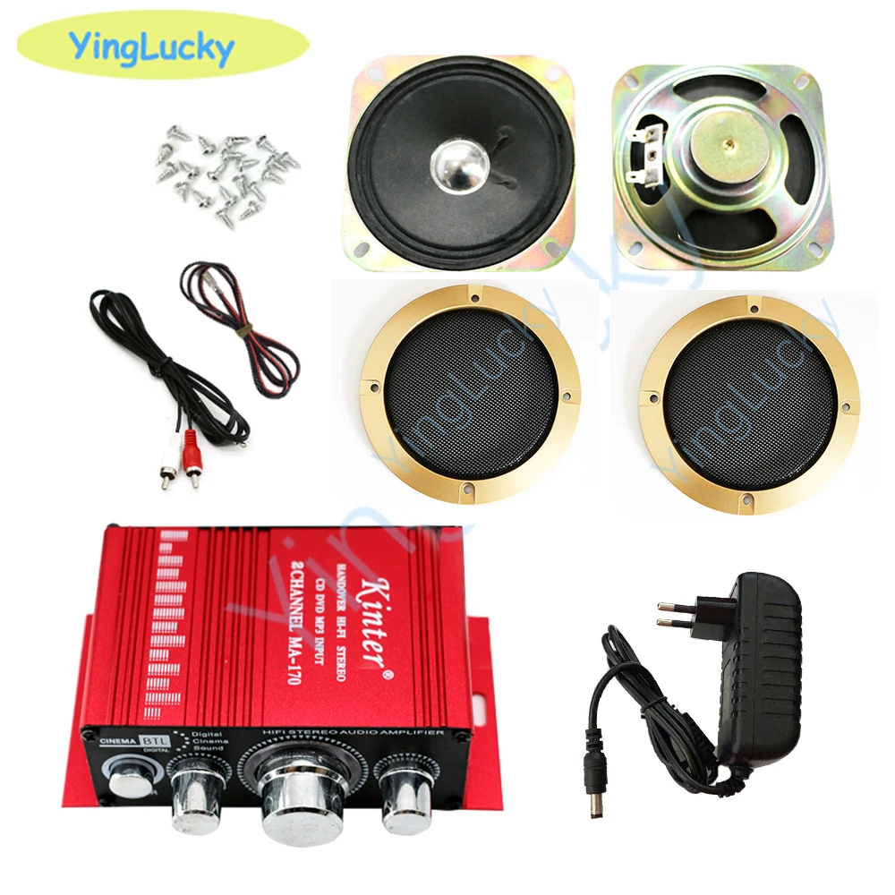 Hi-Fi-Stereo-Verstärker Mit 4-Zoll-Lautsprechern – Audio-Set Für Raspberry Pi, Arcade-Spiele, Multi-Game-Platinen &Amp; Flipper Hi-Fi-Stereo-Verstärker Mit 4-Zoll-Lautsprechern – Audio-Set Für Raspberry Pi, Arcade-Spiele, Multi-Game-Platinen &Amp; Flipper - Image 7