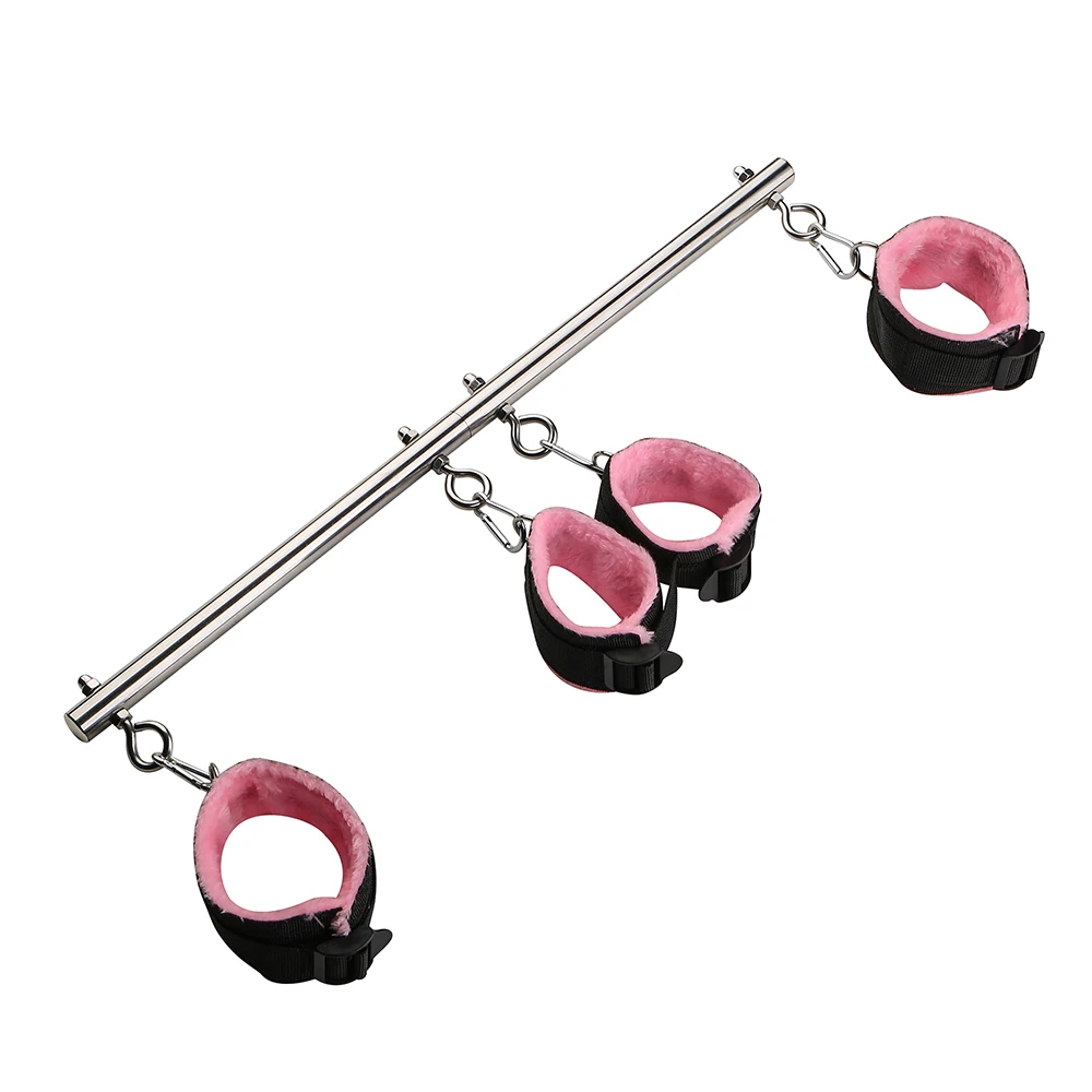 Bdsm Bondage Set Stainless Steel Extend Spreader Bar Sex Slave Handcuffs Ankle Cuffs Fetish Restraints Adult Sex Toys For Couple Bdsm Bondage Set Stainless Steel Extend Spreader Bar Sex Slave Handcuffs Ankle Cuffs Fetish Restraints Adult Sex Toys For Couple - Image 8