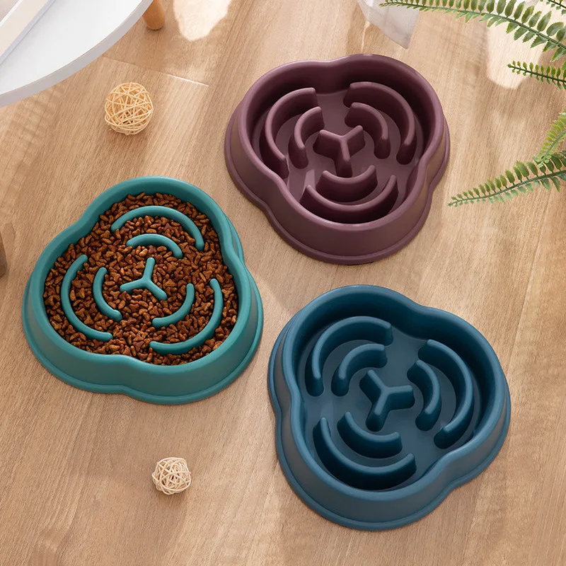 Pet Cat Slow Food Bowl Fat Help Healthy Round Anti-Choking Thickened And Non-Slip Multiple Colors Shapes Pet Cat Slow Food Bowl Fat Help Healthy Round Anti-Choking Thickened And Non-Slip Multiple Colors Shapes - Image 28
