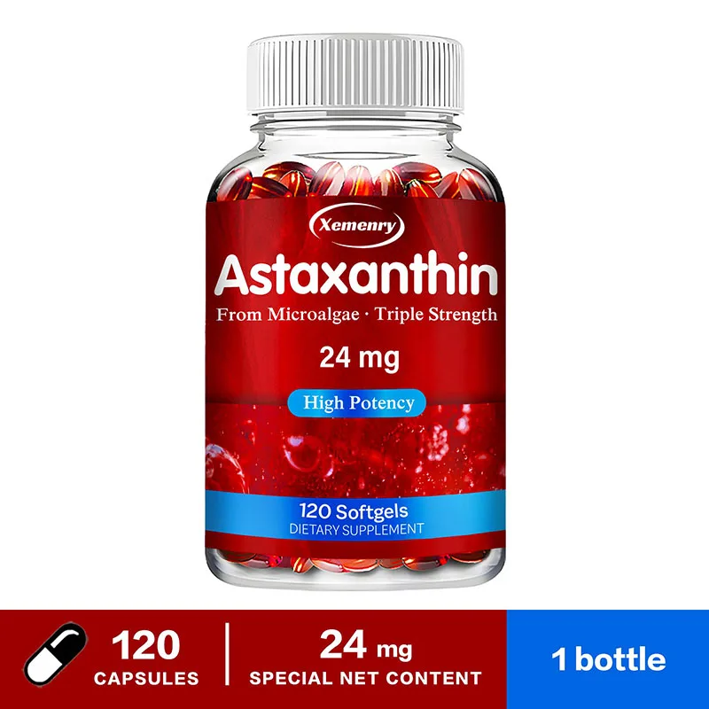 Astaxanthin 24Mg - Promotes Cardiovascular Health &Amp; Accelerates Metabolism Supporting Eye, Joint &Amp; Skin Health Astaxanthin 24Mg - Promotes Cardiovascular Health &Amp; Accelerates Metabolism Supporting Eye, Joint &Amp; Skin Health - Image 10