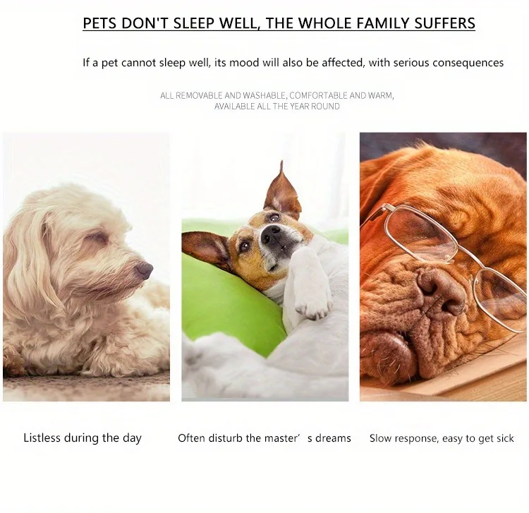 Pet Dog Bed, Sofa Cushion, Seasonal Pet Supplies, Soft And Comfortable Supplies, Large, Medium, And Small Household Cat Beds Pet Dog Bed, Sofa Cushion, Seasonal Pet Supplies, Soft And Comfortable Supplies, Large, Medium, And Small Household Cat Beds - Image 15