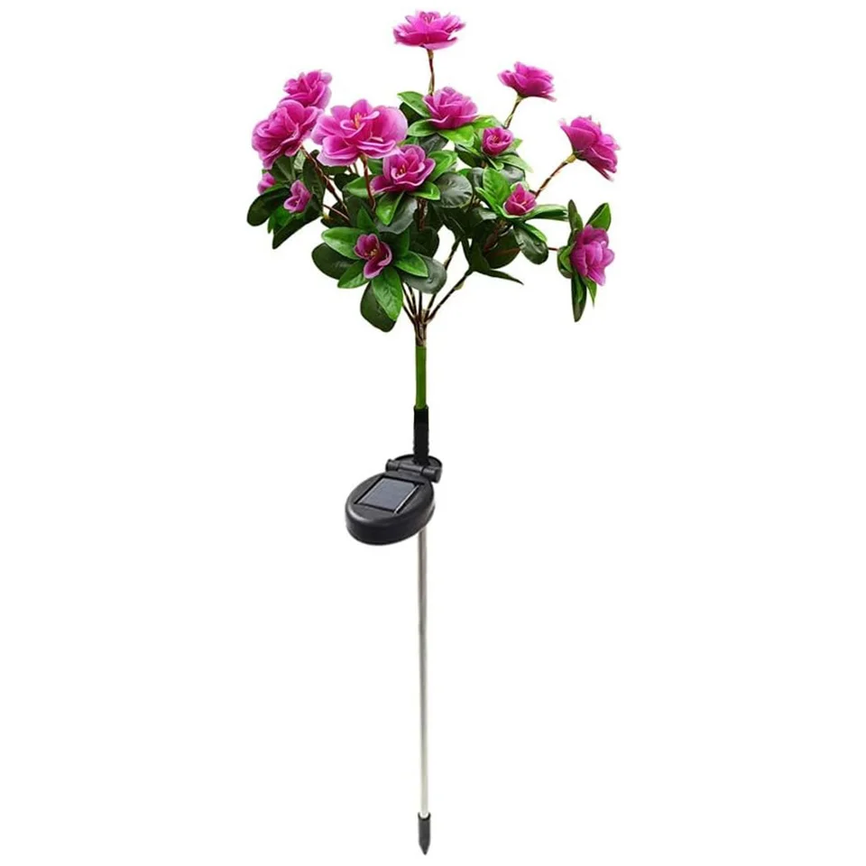 Led-Solarleuchte, Wasserdicht, Azalea-Solarblumenlampe, Dekorativ Für Den Außenbereich, Für Garten, Hof, Rasen, Wegbeleuchtung, Urlaub, Hochzeitsdekoration Led-Solarleuchte, Wasserdicht, Azalea-Solarblumenlampe, Dekorativ Für Den Außenbereich, Für Garten, Hof, Rasen, Wegbeleuchtung, Urlaub, Hochzeitsdekoration - Image 10