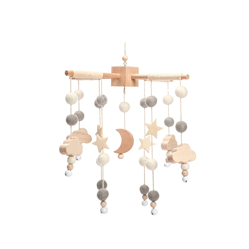 Babymobile Mit Holzrasseln, Weichen Filz-Tierfiguren, Musikbox Und Hängespielzeug Für Neugeborene – Babygeschenke Babymobile Mit Holzrasseln, Weichen Filz-Tierfiguren, Musikbox Und Hängespielzeug Für Neugeborene – Babygeschenke - Image 29