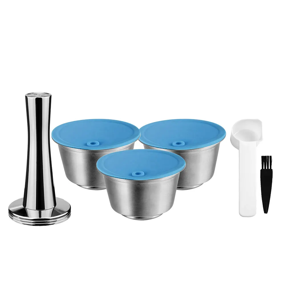 Nachfüllbar Für Dolce Gusto Kapsel Silikonhülle Edelstahl Metall Dolci Gusto Kaffeemaschine Kaffeeschaufel Tamper I Cafilas Nachfüllbar Für Dolce Gusto Kapsel Silikonhülle Edelstahl Metall Dolci Gusto Kaffeemaschine Kaffeeschaufel Tamper I Cafilas - Image 2