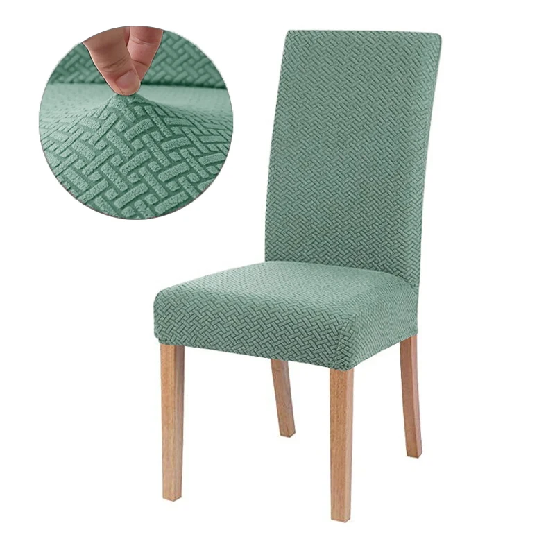 Durable Elastic Fabric Cover For Dining Chairs,Jacquard Chair Cover,Chairs Covers Stretch For Kitchens Home Living Room Decor Durable Elastic Fabric Cover For Dining Chairs,Jacquard Chair Cover,Chairs Covers Stretch For Kitchens Home Living Room Decor - Image 17