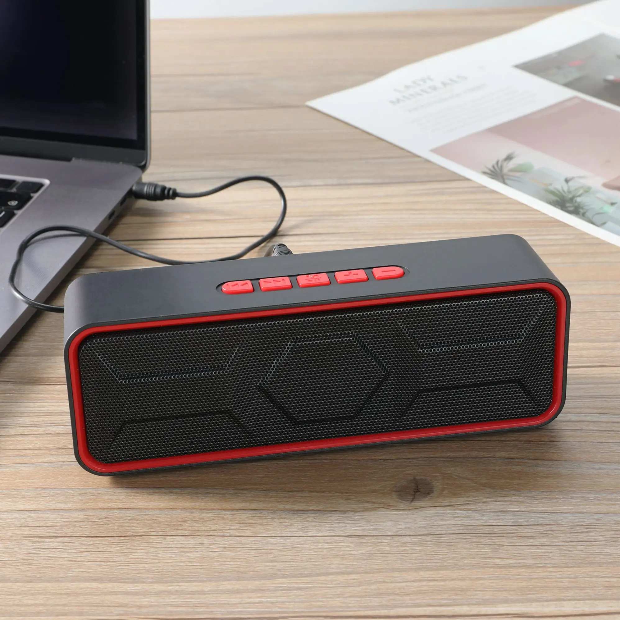 Tragbarer Bluetooth-Lautsprecher 10W – Kabellose Stereo-Musikbox Mit Dual-Treiber, Bass, Tws, Fm, Tf, Usb, Aux &Amp; Freisprechen Tragbarer Bluetooth-Lautsprecher 10W – Kabellose Stereo-Musikbox Mit Dual-Treiber, Bass, Tws, Fm, Tf, Usb, Aux &Amp; Freisprechen - Image 3