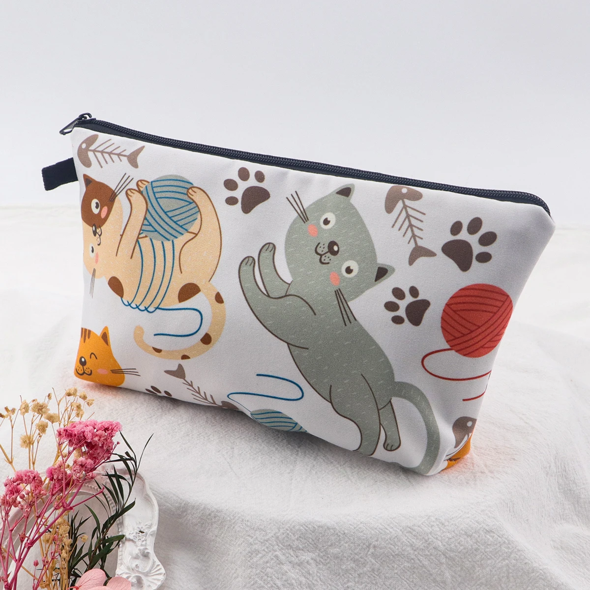Cute Cat Women Travel Storage Bag Cosmetic Bag Makeup Bag Travel Organizer Bags Print Zipper Lipstick Bag Makeup Case Bag Cute Cat Women Travel Storage Bag Cosmetic Bag Makeup Bag Travel Organizer Bags Print Zipper Lipstick Bag Makeup Case Bag - Image 15